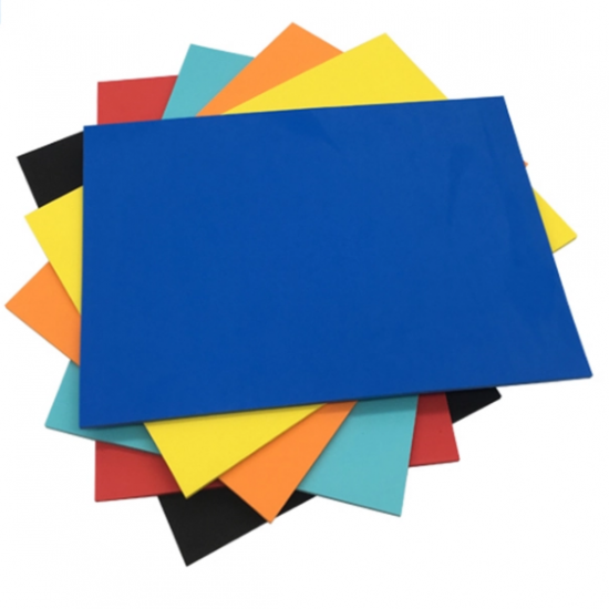 colorido eva Personalice la placa de espuma colorida cruda EVA Material Cosplay Color de patrón EVA espuma