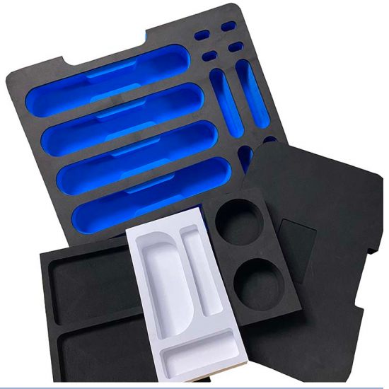 Personalizar EVA Bandeja de espuma de embalaje EVA Material de corte EVA recubrimiento