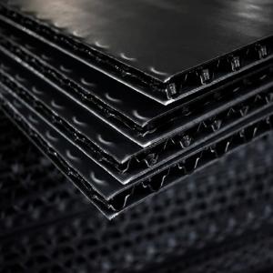 Cajas, bandejas y divisores de cartón corrugado antiestático reforzado en negro
    